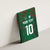 Custom Bangladesh Football Canvas Wall Art Bengal Tigers Green-Red Warriors