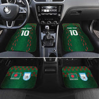 Custom Bangladesh Football Car Mats Bengal Tigers Green-Red Warriors