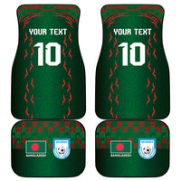 Custom Bangladesh Football Car Mats Bengal Tigers Green-Red Warriors
