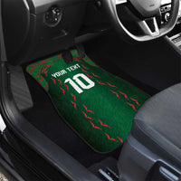Custom Bangladesh Football Car Mats Bengal Tigers Green-Red Warriors