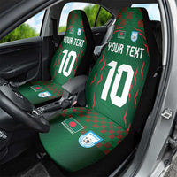 Custom Bangladesh Football Car Seat Cover Bengal Tigers Green-Red Warriors