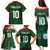 Custom Bangladesh Football Family Matching Puletasi and Hawaiian Shirt Bengal Tigers Green-Red Warriors