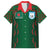 Custom Bangladesh Football Family Matching Summer Maxi Dress and Hawaiian Shirt Bengal Tigers Green-Red Warriors