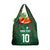 Custom Bangladesh Football Grocery Bag Bengal Tigers Green-Red Warriors