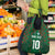 Custom Bangladesh Football Grocery Bag Bengal Tigers Green-Red Warriors