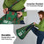 Custom Bangladesh Football Grocery Bag Bengal Tigers Green-Red Warriors