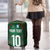 Custom Bangladesh Football Luggage Cover Bengal Tigers Green-Red Warriors
