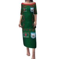 Custom Bangladesh Football Puletasi Bengal Tigers Green-Red Warriors