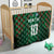 Custom Bangladesh Football Quilt Bengal Tigers Green-Red Warriors