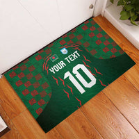 Custom Bangladesh Football Rubber Doormat Bengal Tigers Green-Red Warriors