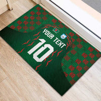 Custom Bangladesh Football Rubber Doormat Bengal Tigers Green-Red Warriors