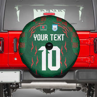 Custom Bangladesh Football Spare Tire Cover Bengal Tigers Green-Red Warriors