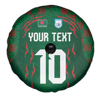 Custom Bangladesh Football Spare Tire Cover Bengal Tigers Green-Red Warriors