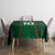 Custom Bangladesh Football Tablecloth Bengal Tigers Green-Red Warriors