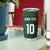 Custom Bangladesh Football Tumbler Cup Bengal Tigers Green-Red Warriors