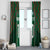 Custom Bangladesh Football Window Curtain Bengal Tigers Green-Red Warriors