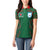 Custom Bangladesh Football Women Polo Shirt Bengal Tigers Green-Red Warriors
