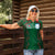 Custom Bangladesh Football Women Polo Shirt Bengal Tigers Green-Red Warriors
