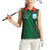 Custom Bangladesh Football Women Sleeveless Polo Shirt Bengal Tigers Green-Red Warriors