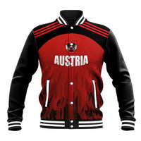 Custom Austria Football 2024 Go Champion Baseball Jacket Home Color - Wonder Print Shop