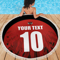 Custom Austria Football 2024 Go Champion Beach Blanket Home Color - Wonder Print Shop