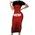 Custom Austria Football 2024 Go Champion Family Matching Short Sleeve Bodycon Dress and Hawaiian Shirt Home Color - Wonder Print Shop