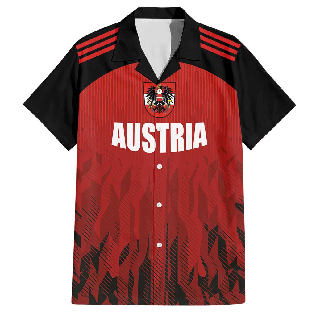 Custom Austria Football 2024 Go Champion Hawaiian Shirt Home Color - Wonder Print Shop