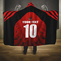 Custom Austria Football 2024 Go Champion Hooded Blanket Home Color