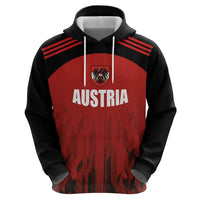 Custom Austria Football 2024 Go Champion Hoodie Home Color - Wonder Print Shop