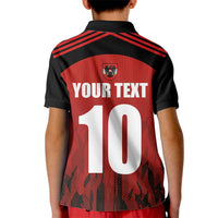 Custom Austria Football 2024 Go Champion Kid Polo Shirt Home Color - Wonder Print Shop