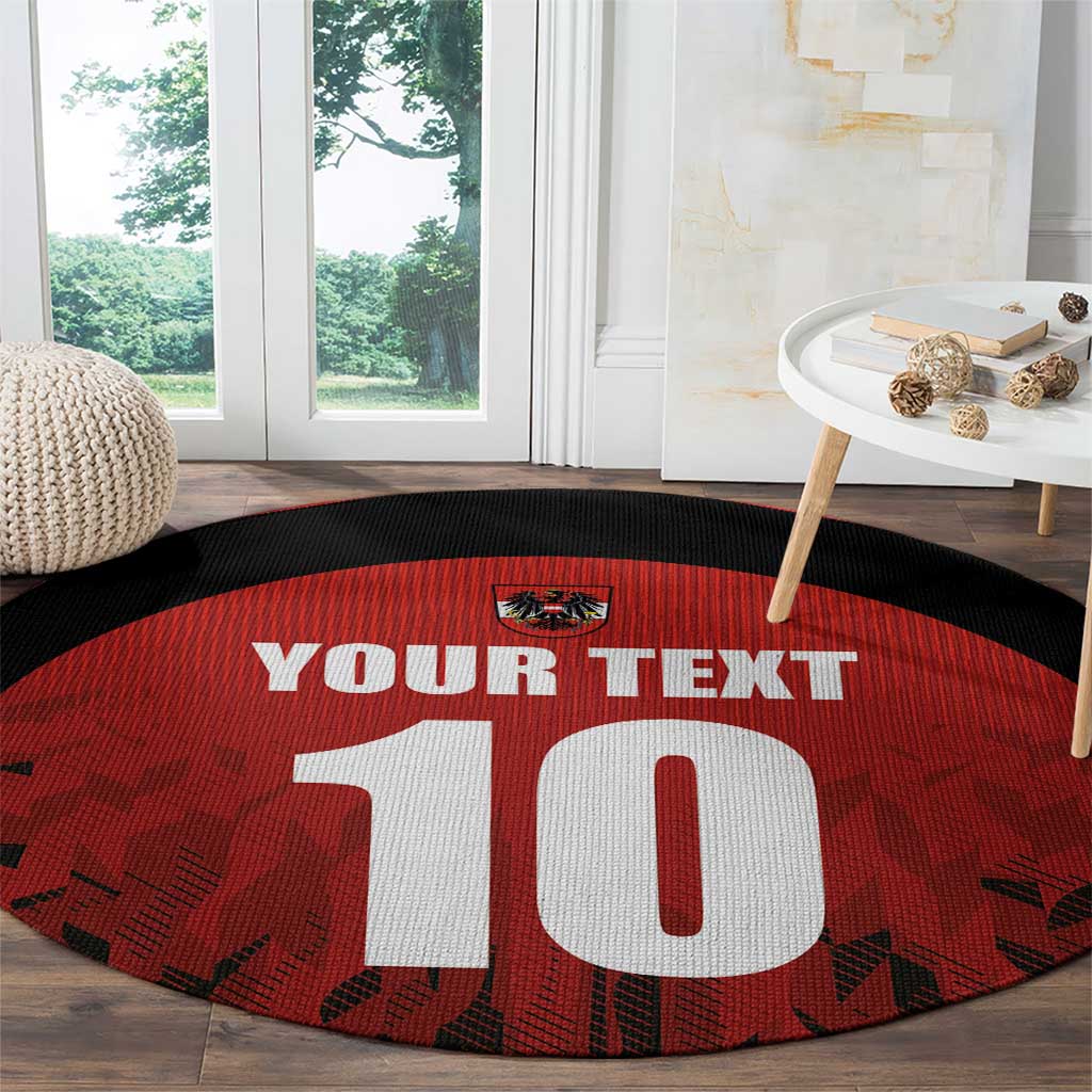 Custom Austria Football 2024 Go Champion Round Carpet Home Color
