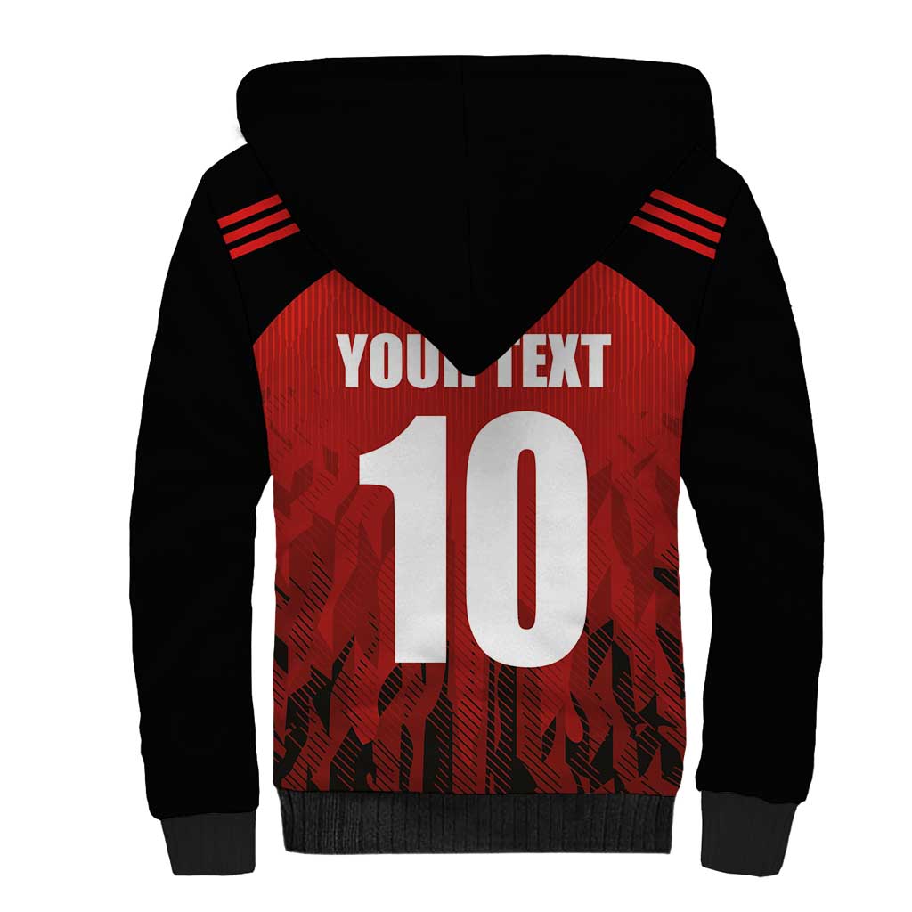 Custom Austria Football 2024 Go Champion Sherpa Hoodie Home Color - Wonder Print Shop