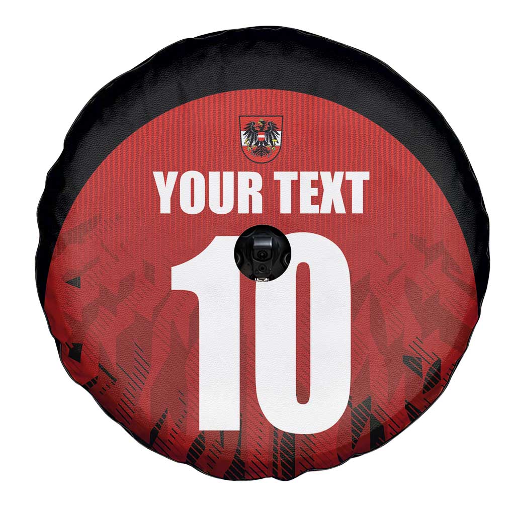 Custom Austria Football 2024 Go Champion Spare Tire Cover Home Color - Wonder Print Shop