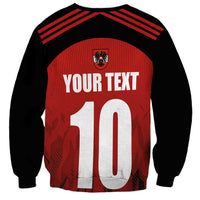 Custom Austria Football 2024 Go Champion Sweatshirt Home Color - Wonder Print Shop