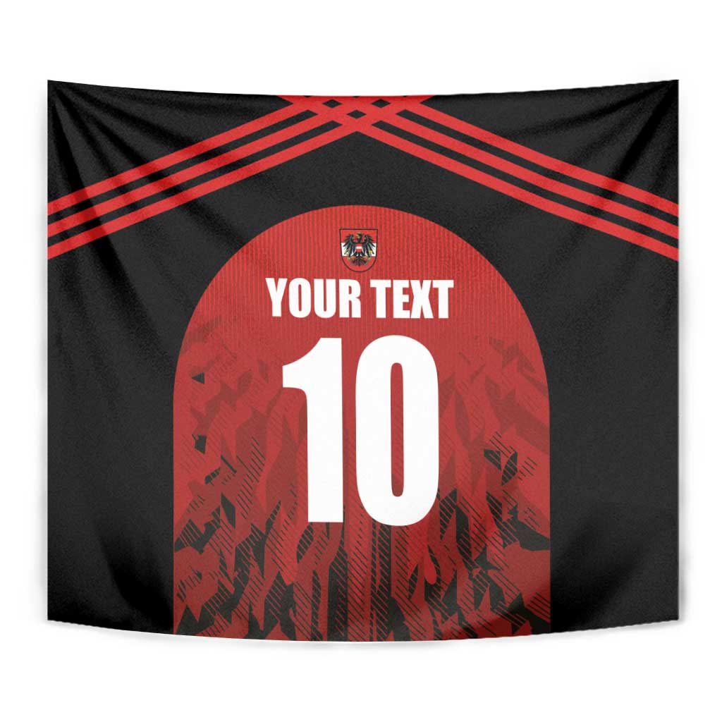 Custom Austria Football 2024 Go Champion Tapestry Home Color - Wonder Print Shop