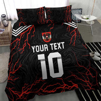 Custom Austria Football 2024 Go Champion Bedding Set Away Color - Wonder Print Shop