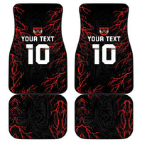 Custom Austria Football 2024 Go Champion Car Mats Away Color - Wonder Print Shop