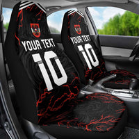 Custom Austria Football 2024 Go Champion Car Seat Cover Away Color - Wonder Print Shop