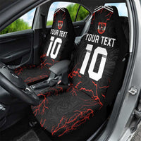 Custom Austria Football 2024 Go Champion Car Seat Cover Away Color - Wonder Print Shop