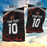 Custom Austria Football 2024 Go Champion Garden Flag Away Color - Wonder Print Shop