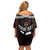 Custom Austria Football 2024 Go Champion Off Shoulder Short Dress Away Color - Wonder Print Shop