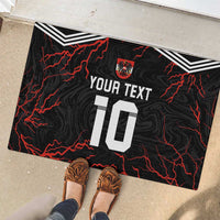 Custom Austria Football 2024 Go Champion Rubber Doormat Away Color - Wonder Print Shop