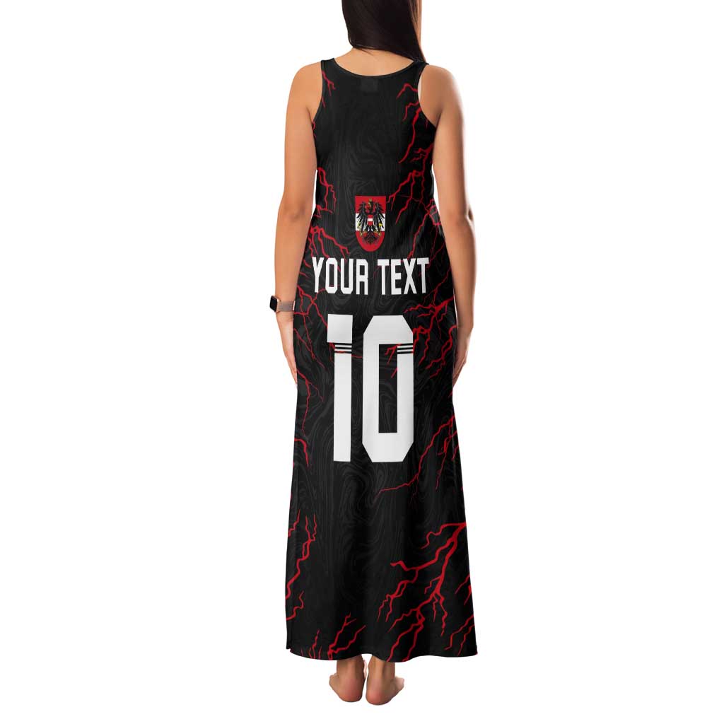Custom Austria Football 2024 Go Champion Tank Maxi Dress Away Color - Wonder Print Shop
