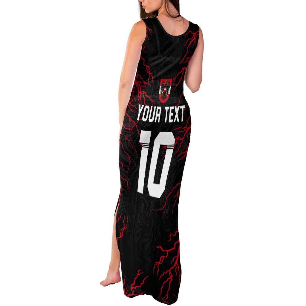 Custom Austria Football 2024 Go Champion Tank Maxi Dress Away Color - Wonder Print Shop