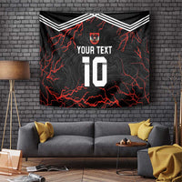 Custom Austria Football 2024 Go Champion Tapestry Away Color - Wonder Print Shop