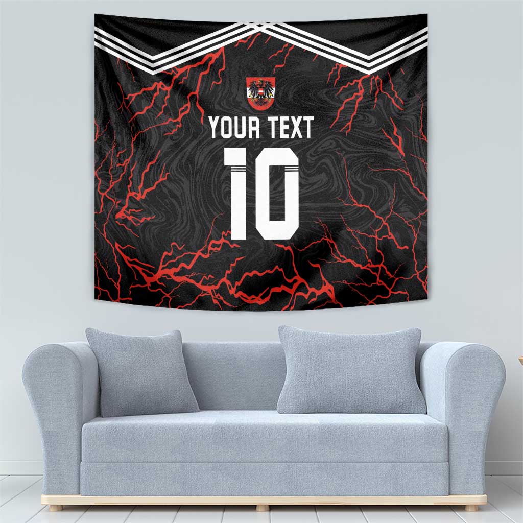 Custom Austria Football 2024 Go Champion Tapestry Away Color - Wonder Print Shop