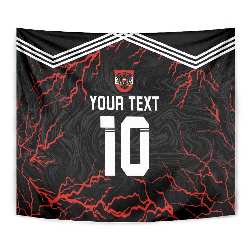 Custom Austria Football 2024 Go Champion Tapestry Away Color - Wonder Print Shop