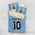 Custom Argentina Football Bedding Set The Trophy Vamos La Albiceleste - Wonder Print Shop