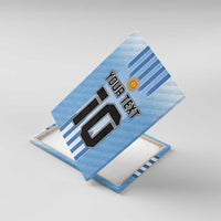Custom Argentina Football Canvas Wall Art The Trophy Vamos La Albiceleste - Wonder Print Shop