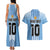 Custom Argentina Football Couples Matching Tank Maxi Dress and Hawaiian Shirt The Trophy Vamos La Albiceleste - Wonder Print Shop